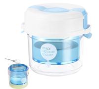 Passoire à yaourt - Matériau ABS, yaourtière | Machine à lait 15,2 cm Séparateur de lactosérum 390 g, système de pression à 225 mailles améliore la cohérence pour l'utilisation de l'yrt grec et de