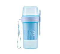 Passoire À Yaourt Portable, Passoire À Yaourt Grec, Matériau Sûr, Hermétique et Anti-fuite, Facile À Transporter, Convient À Une Utilisation Individuelle(Blue)