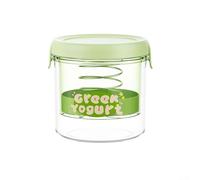 Passoire à yaourt pour yaourt crémeux et fromage - Développez vos compétences culinaires (rond vert)