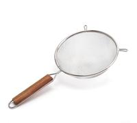 Passoire alimentaire en acier inoxydable à mailles fines pour une utilisation en cuisine pour rincer les céréales, égoutter les pâtes et tamiser les ingrédients