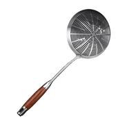 Passoire araignée en acier inoxydable 304 pour la cuisson et la friture, passoire à pâtes avec poignée en bois, ustensiles de cuisine (B-L)