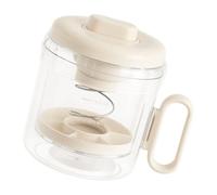 Passoire avec 3 sacs en maille lavable et machine à fromage à ressort réglable pour la cuisine, passe au lave-vaisselle, design passoire à yaourt grecque avec poignée