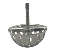 Passoire chromée pour urinoir pour usage commercial, filtre anti-fuite, design entonnoir, siphon d'évacuation pour débris, pas de fixation nécessaire, 7 x 6 cm