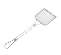 Passoire Cuillère Carrée en Acier Inoxydable, Trou 1,5 MM | Long Manche, Maille Fine et Finition Polie, pour Soupes, Raviolis, la Cuisine Maison, Restaurant, Barbecue