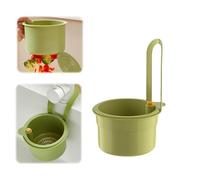 Passoire Cuisine Triangle, Passoire Evier Ventouses MagnéTique, Amovible Ouverture Rotative Passoir, Pour Le Lavage/L'Organisation Dans La Cuisine Et Le Filtre à DéChets Alimentaires (Vert 1)