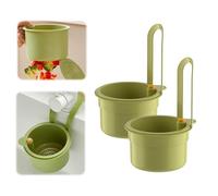 Passoire Cuisine Triangle, Passoire Evier Ventouses MagnéTique, Amovible Ouverture Rotative Passoir, Pour Le Lavage/L'Organisation Dans La Cuisine Et Le Filtre à DéChets Alimentaires (Vert 2)