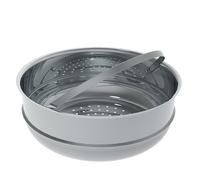 De Buyer Passoire cuit-vapeur Prim Appety 3675.24 Ø 24 cm Acier inox Anse pivotante Lave-vaisselle