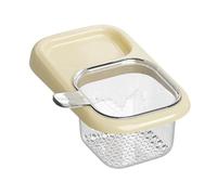 Passoire d’Évier en ABS & PET - Filtre à Suspendre, Panier d’Évier de Cuisine | Passoire avec Ventouse & Support de Rangement, Idéale pour Déchets, Fruits & Légumes - Organisation & Nettoyage de Cuisi