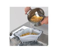 Metaltex Drain On 185023000 Passoire d'angle en plastique Gris