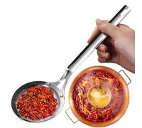 Passoire de cuisine en acier inoxydable 304 - Maille fine avec poignée - Cuillère filtrante pour la maison et le restaurant - Filtre à graisse pour lait de soja, pâtes, boulettes et filtre de cuisine