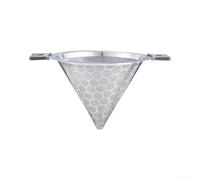 Passoire de cuisine en maille fine 30 cm en acier inoxydable pour soupe, assaisonnement, thé et feuille de thé Argenté