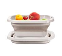 Passoire de cuisine multifonction | Passoire de cuisine - Bol pliable et filtre de cuisine | Panier à fruits à double couche | Rangement alimentaire avec passoire à spaghetti pour fruits et pâtes