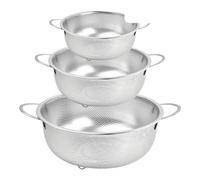 Passoire de cuisine, passoire lavage fruits, panier en acier inoxydable, légumes, 1/3 pièces pour Cuisine(3pcs)