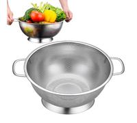 Passoire De Cuisine, Passoires En Acier Inox Microperforée Avec Poignées, Passoire À Pâtes, Passoire En Mailles Fines, Passoires Crépine Micro-Perforées Pour Pâtes Légumes Fruits