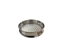 Passoire de cuisine ronde en acier inoxydable de 10 cm pour la cuisson des grains et des fruits, maille de 5 mm, durable et facile à nettoyer