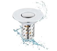 Passoire de Drainage pour évier de Cuisine, Pelle à Cheveux en Acier Inoxydable, Protection Contre Les odeurs Anti-Rouille pour la Maison, la Cuisine, la Salle de Bain, la,