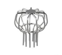 Passoire de gouttière en acier inoxydable pour tuyau d'évacuation pour éviter les blocages causés par les feuilles et autres débris (50#)