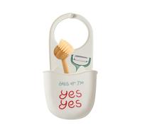 Passoire de robinet, panier en silicone, panier de vidange et porte-éponge, torchon d'angle pour évier de cuisine, égouttoir pour étagère de rangement, brosse rapide, 8,7 x 4,2 x 18 cm