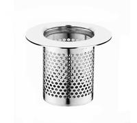 Passoire de vidange de douche en acier inoxydable 304 empêchant efficacement l'encrassement des cheveux et des débris dans votre maison (C)