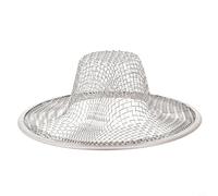 Passoire de vidange en acier inoxydable pour lavabo et douche avec couvercle de filtre attrape-cheveux conçu pour éviter les blocages et les mauvaises odeurs (5 cm)