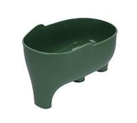 Passoire d'évier - Égouttoir de cuisine en forme d'éléphant, récupérateur de nourriture de grande capacité, gain de place, filtration rapide, pied stable, accessoire de nettoyage pour rinçage des