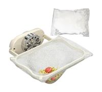 Passoire d'évier en maille | Avec 50 filtres et ustensiles de cuisine, passoire de nourriture pour évier | Pour nettoyage cuisine, salade, fraises, tomates, camping