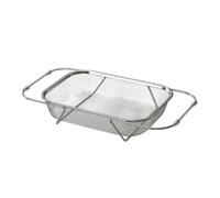 Passoire D'évier Extensible Inoxydable, Grand - 45,5 × 33 × 24,5 Cm | Qualité Alimentaire, Ustensile, pour Cuisine