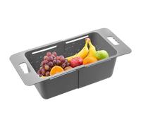 Passoire d'Évier - Passoire Réglable,Panier à Légumes pour le Lavage,Pour Les Pâtes Les Tomates Les Légumes Les Fruits Les Aliments La Cuisine Le Congélateur La