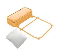 Passoire d'évier pliable, panier de vidange de cuisine, support de filet à ordures, filtre à déchets peu encombrant, organisateur d'évier robuste avec filet pour une collecte efficace des déchets