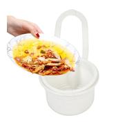 Passoire d'Évier pour Aliments - Grille d'Égouttoir Ajustable pour Évier,avec Conception Pousser-Puiser pour Récupérer Déchets de Cuisine - Pour Lavabo Pluie Caravane Évier Anti-Obstruction Pâtes Soup