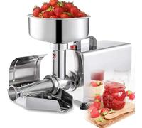Passoire Électrique Pour Tomates Et Fruits 450W, Extracteur Automatique De Pulpe Et Pépins, Acier Inoxydable, Confiture Maison, Sauce, Ketchup, Conception Durable Pour Cuisine