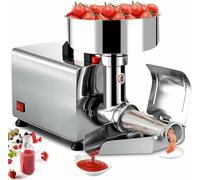 Passoire électrique pour tomates, presse-agrumes et appareil à confiture en acier inoxydable pour sauces, tomates, fraises, myrtilles