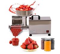 Passoire électrique pour tomates, presse-tomates 450 W, presse-aliments en acier inoxydable pour sauce tomate, machine à presser les tomates, pour tomates, fraises et autres.