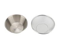 Passoire en Acier Inoxydable 304, Mini Tamis Métallique 14cm, Set avec Bol à Mélanger - Durable et Résistant à la Rouille, Pour Cuisine et Préparation Alimentaire