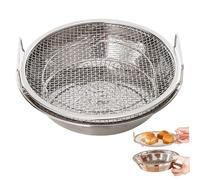 Passoire en acier inoxydable, maille de friture et d'égouttage de 8 pouces, support friteuse à Air pour la cuisine, la cuisine