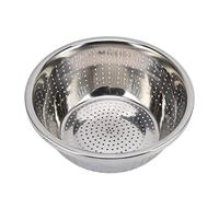 Passoire en acier inoxydable, panier de lavage de légumes, passoire à riz à mailles fines, passe au lave-vaisselle, passoire de vidange de fruits, bol d'égouttage de casserole de (26 cm)