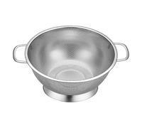 Passoire en acier inoxydable - Passoire à pâtes à mailles fines de 30,5 cm avec pied - Grande passoire à double poignée - Passoire pour pâtes, cuisine et lave-vaisselle