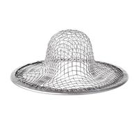 Passoire en acier inoxydable pour évier de cuisine, attrape-cheveux, salle de bain, baignoire, spectacle - En silicone - Blanc