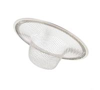 Passoire en acier inoxydable pour un drainage efficace, couvercle de filtre attrape-cheveux pour cuisine et salle de bain (9 cm)