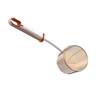 Passoire en fil d'acier inoxydable avec long manche passoire cuillère ustensiles de cuisine accessoires de cuisine poignée ergonomique écumoire