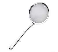 Passoire en maille d'acier inoxydable 304 pour filtrer les jus, soupes, bouillons et enlever la graisse des aliments (passoire de 14 cm)