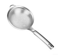 Passoire en maille d'acier inoxydable pour cuisine - Filtre fin pour lait de soja, yaourt, jus, lait de noix, lait d'amande, tamisage de farine et rinçage des fruits, 1 paquet (moyen)