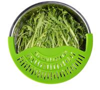 Passoire en silicone - Passoire en silicone fixée au pot - Outil de vidange de cuisine pour spaghetti, pâte et graisse de bœuf, outil peu encombrant