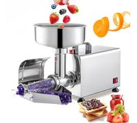 Passoire et presse à tomates électrique, 450 W, fraiseuse alimentaire avec entonnoir et bac pour faire des confitures et des sauces, presse-agrumes multifonctionnel, 53,5 x 25 x 33,5 cm, 110 V