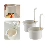 Passoire Evier, Filtre Evier Encliquetable, Robinet Suspendu Passoire Plastique, Silicone Amovible Passoires, Pour Le Lavage/L'Organisation Dans La Cuisine Et Le Filtre à DéChets Alimentaires (Blanc 2