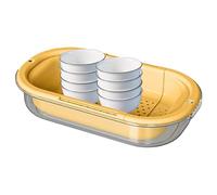 Passoire extensible | Passoire alimentaire rétractable | Passoire à fruits multifonction pour le lavage des légumes, la préparation de la salade, le rinçage des baies, le camping et l'évier de cuisine