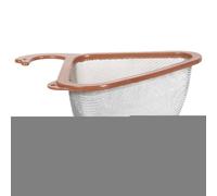 Passoire - Filtre de vidange triangulaire en acier inoxydable pour évier de cuisine | Panier d'angle suspendu pour la filtration des déchets alimentaires et le lavage des fruits ou légumes, design col