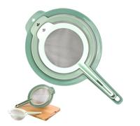 Passoire Fine pour Cuisine | Accessoire de Cuisine Multifonctionnel et Manuel - Passoires Alimentaires Tamis à Mailles Fines,pour Farine, Sucre Glace, Café en Poudre, Préparation des Repas, Cuisson, P