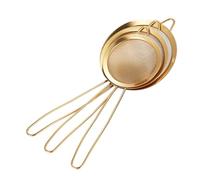 passoire inox 1 passoire en acier inoxydable for cuisine, boulangerie, filtre doré avec crochet for huile, lait, jus, riz, farine(XL)