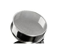 passoire inox Lot de 2 tamis à farine ultrafins en maille 40/60 mailles, ronds et professionnels, acier inoxydable, for pâtisserie(40 mesh)